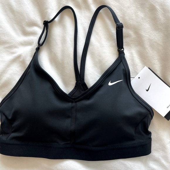 NIKE Dri-FIT Indy Women's Light-Support Padded U-Neck Sports Bra Size Medium - Picture 2 of 12